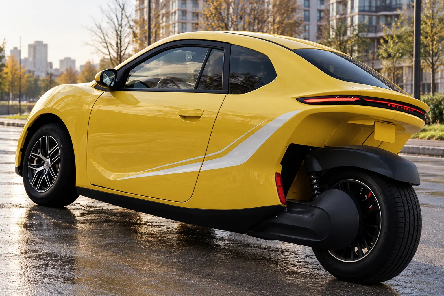 Новый электрический трицикл GT5 с автомобильным салоном и ценой от 360 тысяч рублей